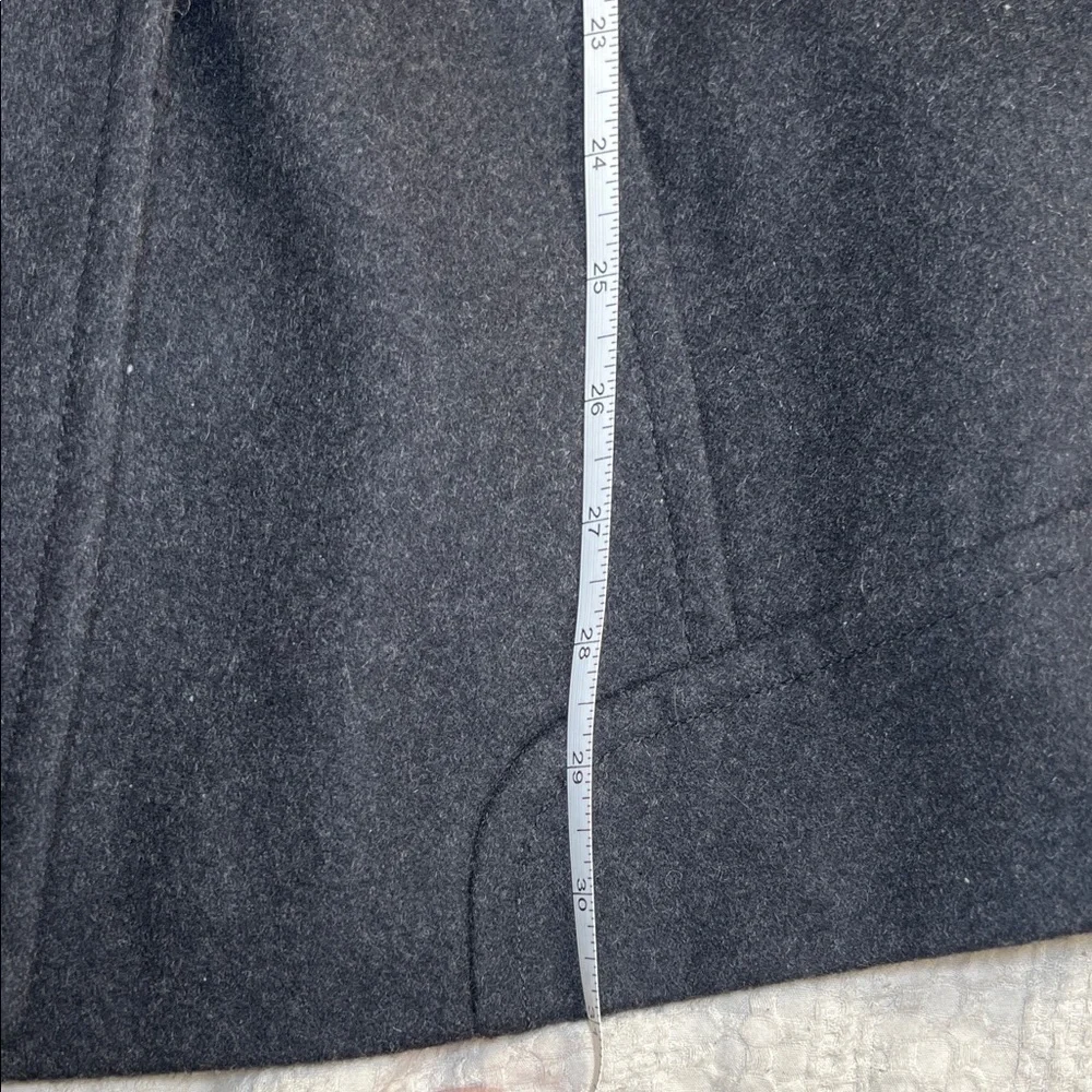 Marc New York wool blend women Classic Black Peacoat size 8